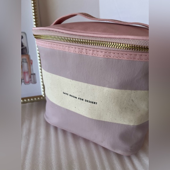 KATE SPADE Lunch Box Save Room For Desert Kate Spade Lavender purple pink - Picture 1 of 5
